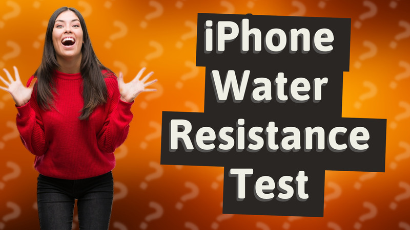 iPhone Water Resistance Test