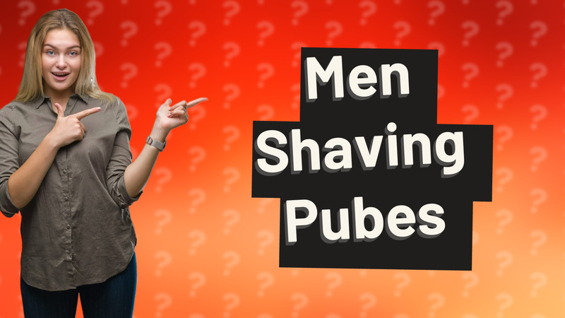 Men Shaving Pubes