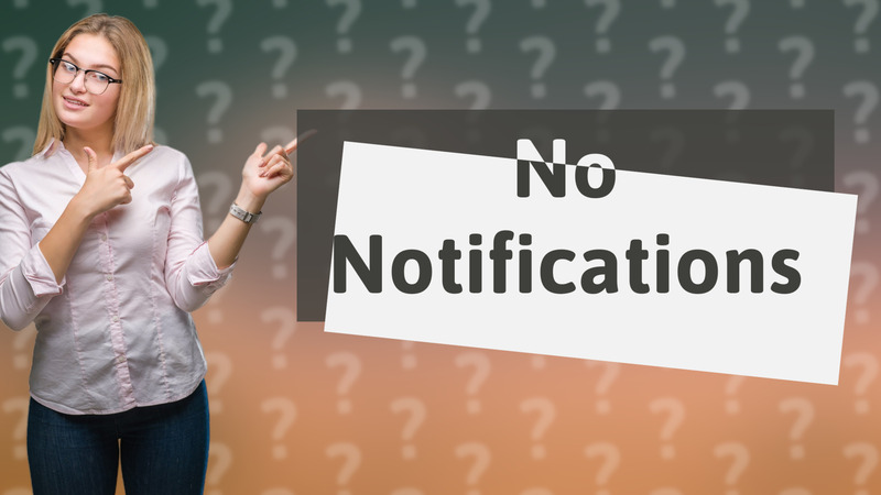 No Notifications