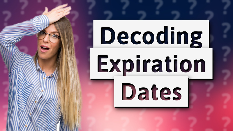 Decoding Expiration Dates