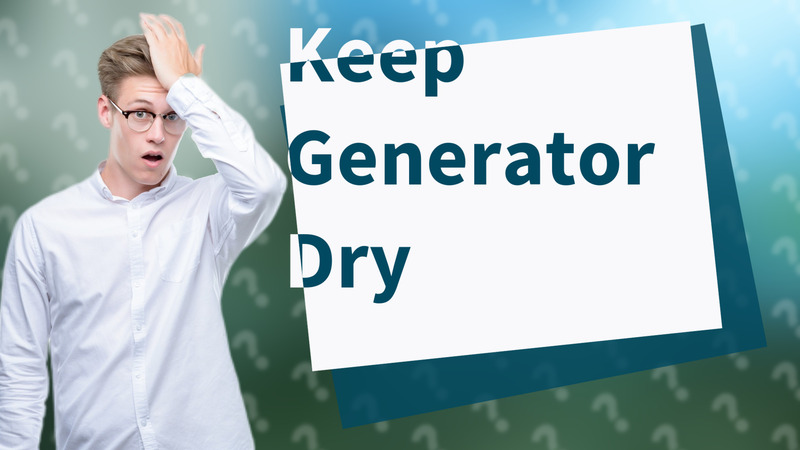 Keep Generator Dry