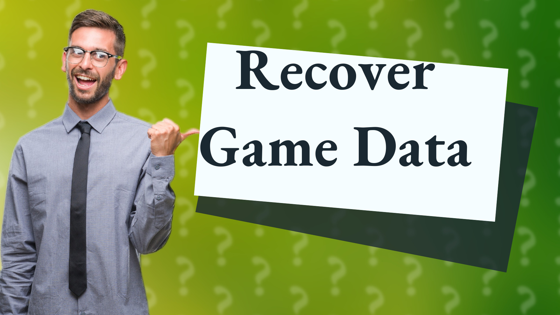 Recover Game Data