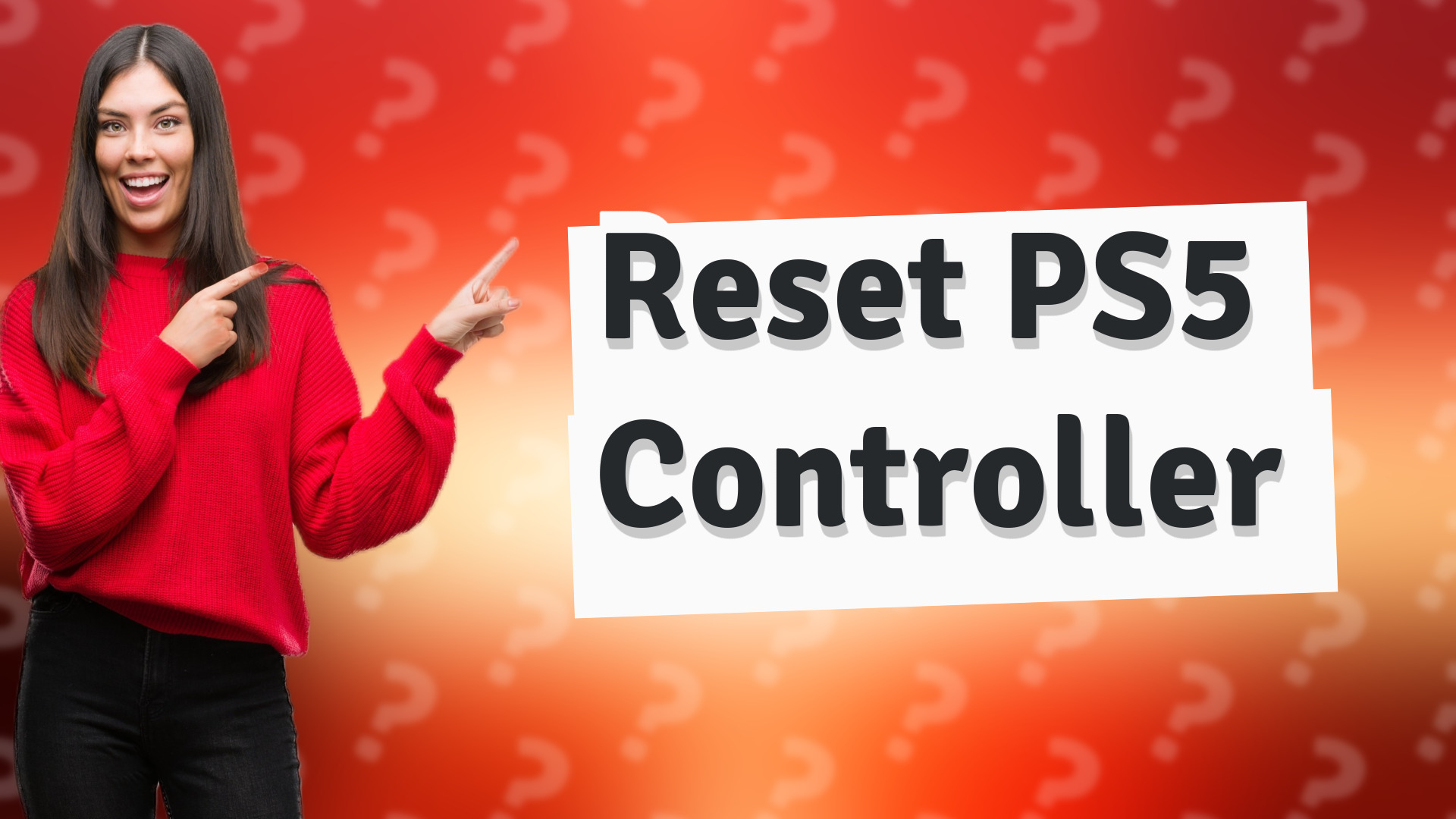 Reset PS5 Controller