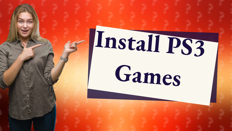 Install PS3 Games