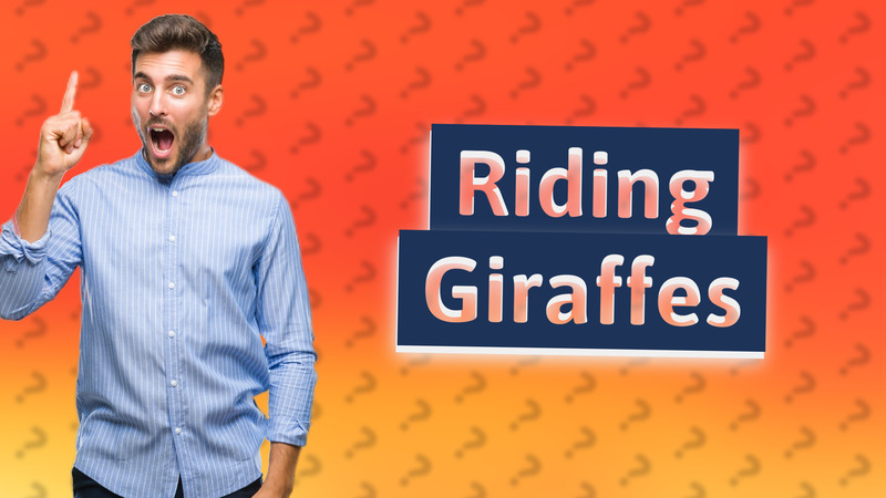 Riding Giraffes
