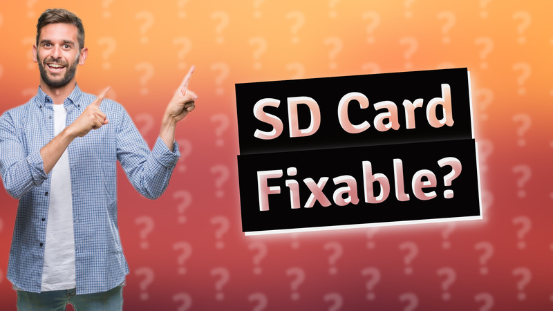 SD Card Fixable?