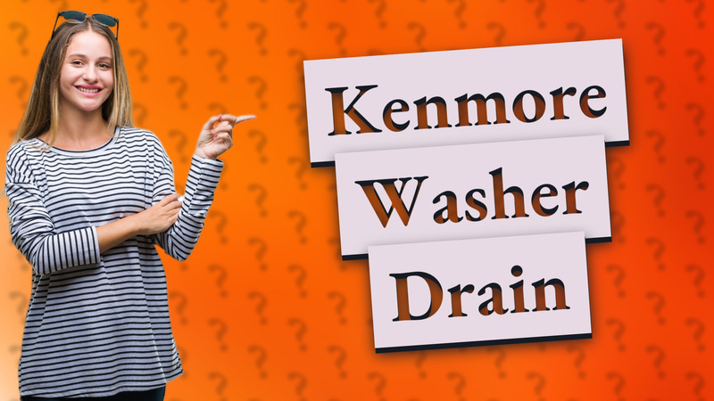 Kenmore Washer Drain