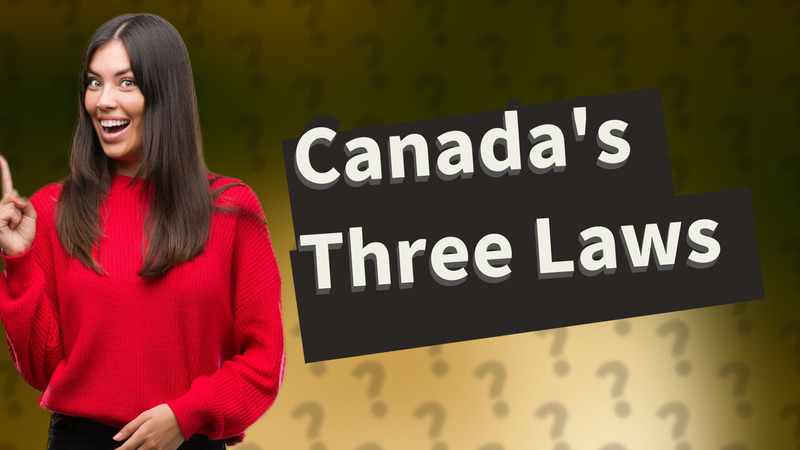 Canada's Three Laws