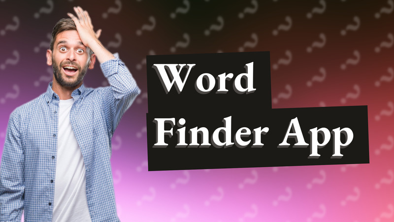 Word Finder App