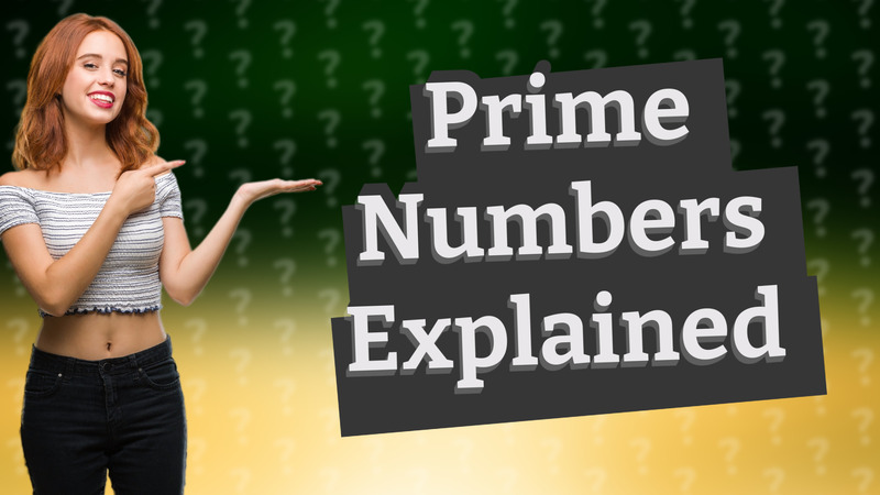 Prime Numbers Explained