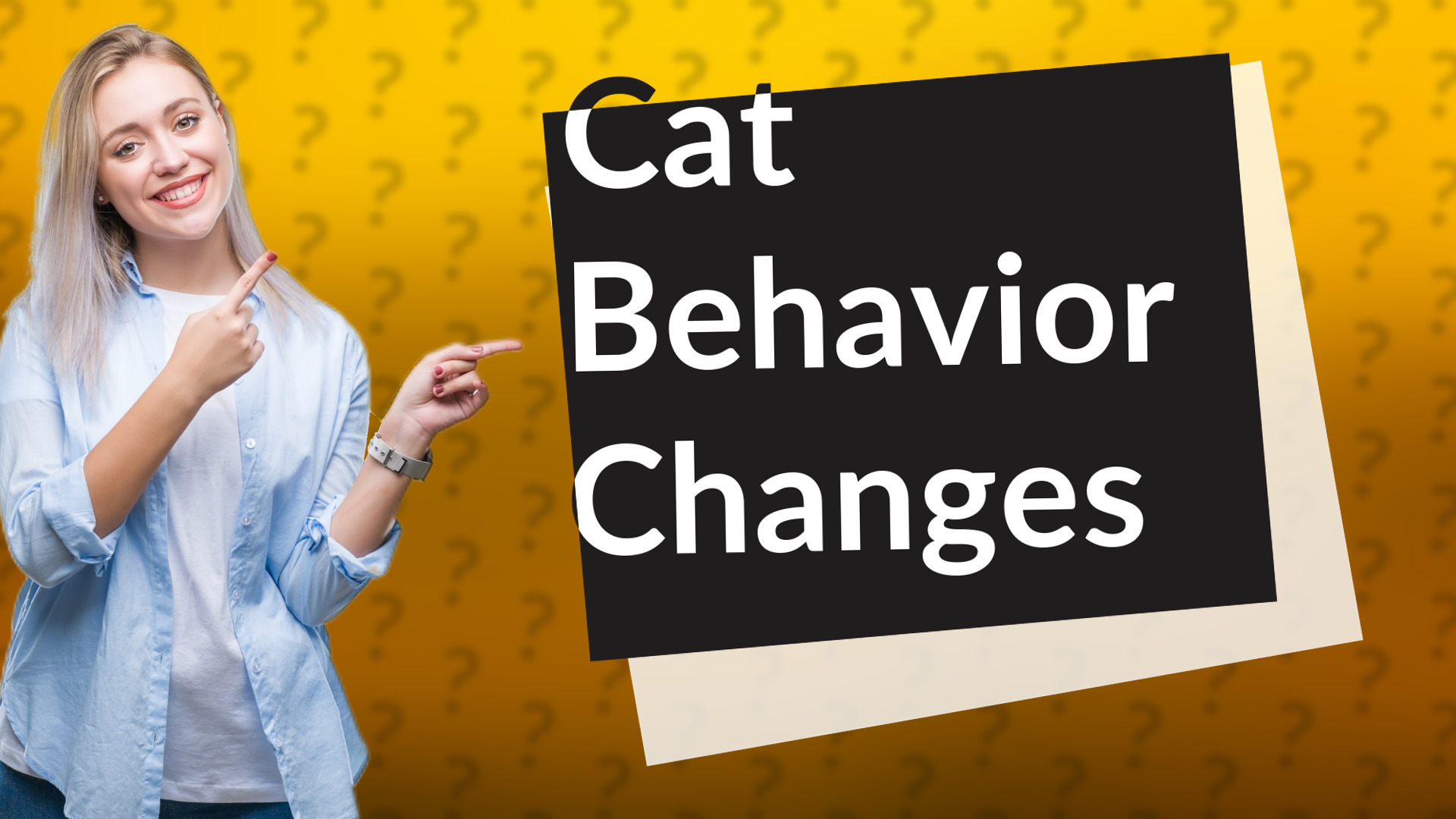 Cat Behavior Changes