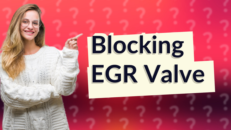 Blocking EGR Valve