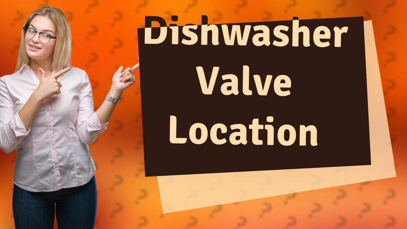 Dishwasher Valve Location