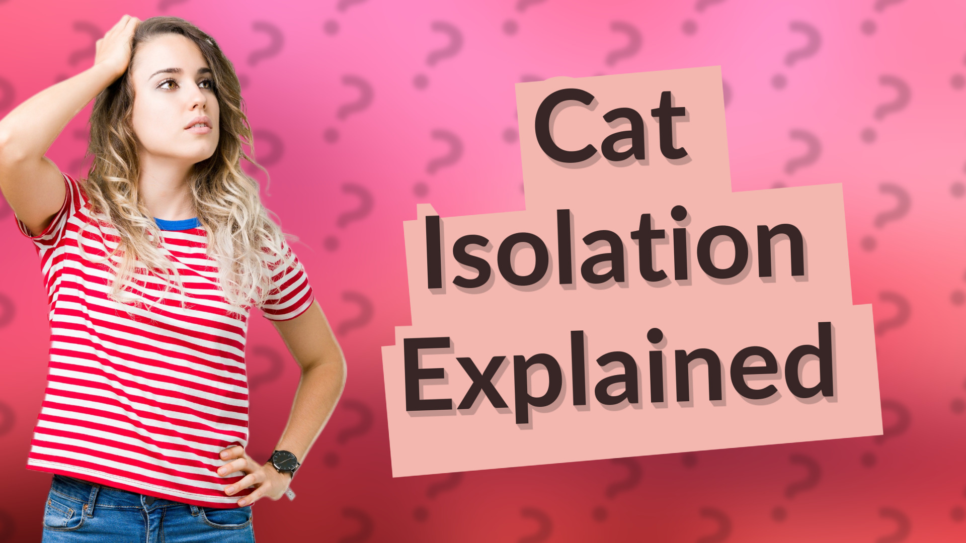 Cat Isolation Explained