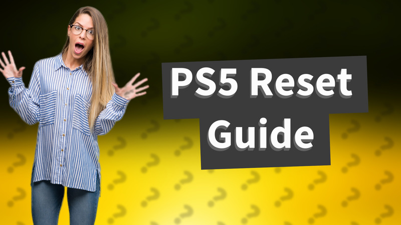 PS5 Reset Guide