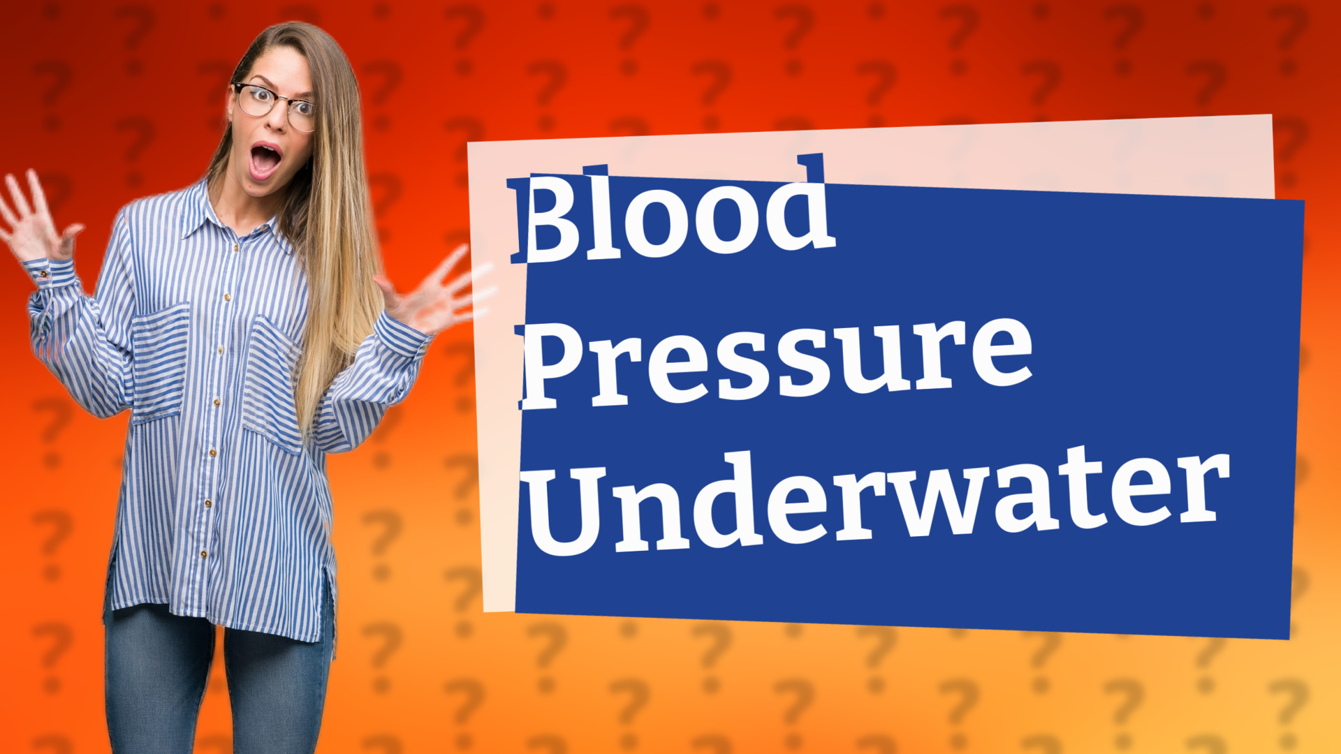 Blood Pressure Underwater