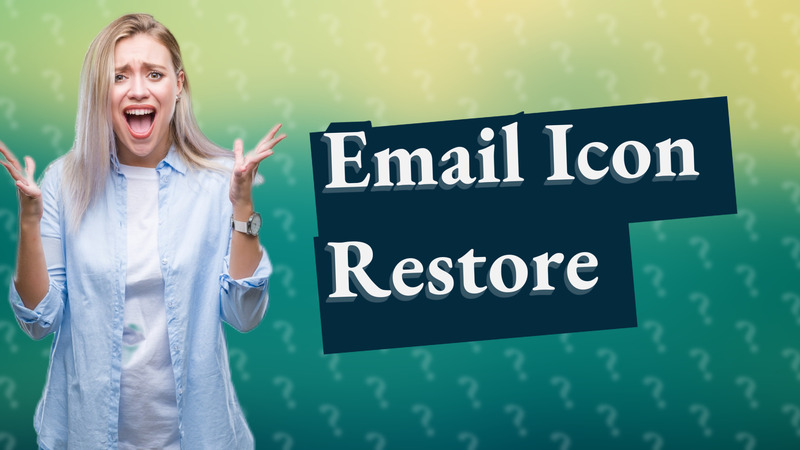 Email Icon Restore