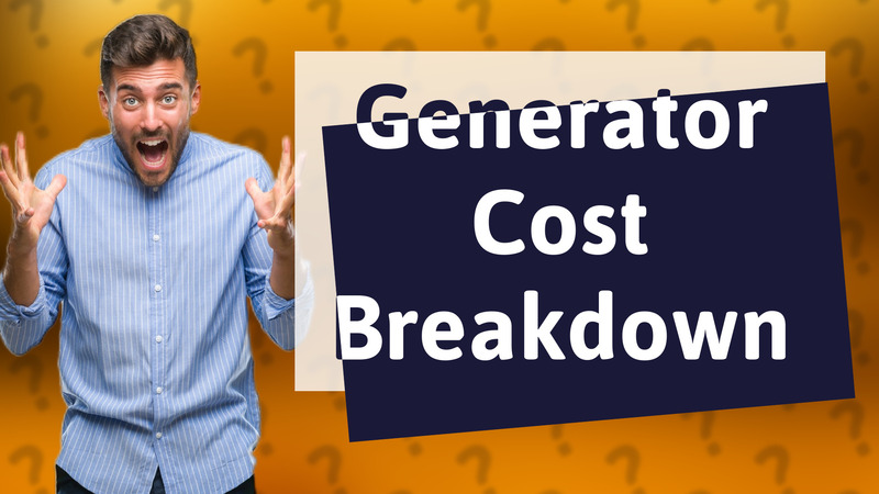 Generator Cost Breakdown