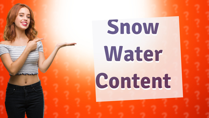 Snow Water Content