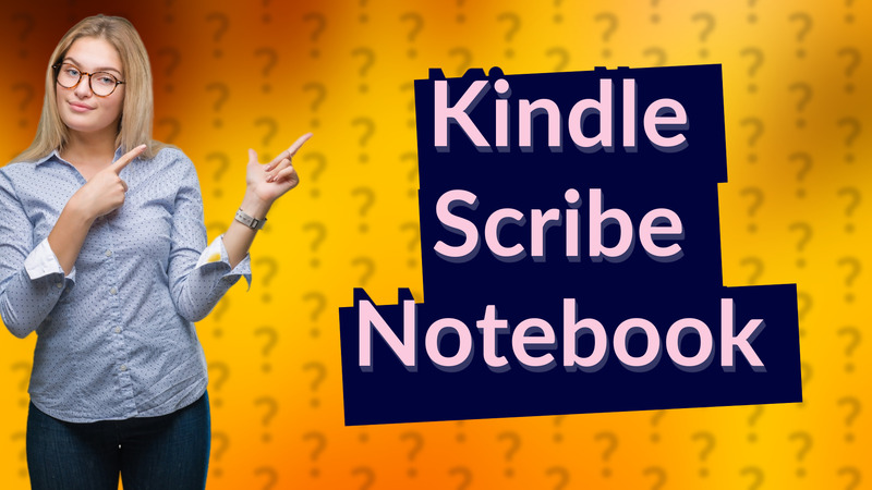 Kindle Scribe Notebook