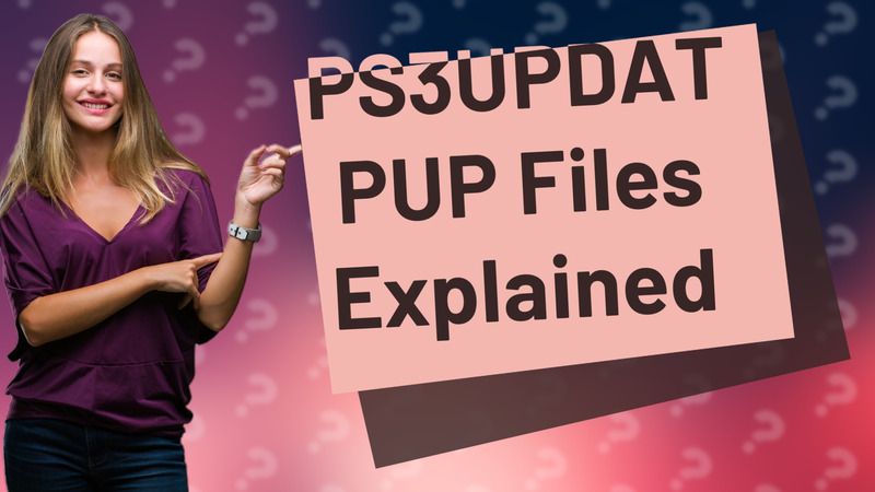 PS3UPDAT PUP Files Explained