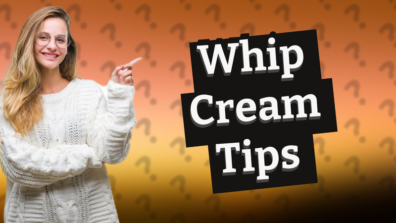 Whip Cream Tips