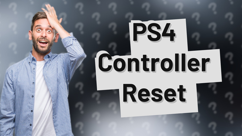 PS4 Controller Reset