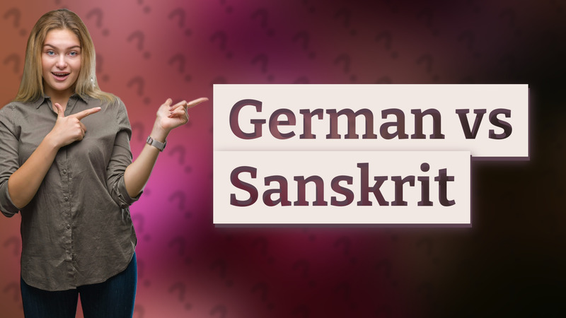 German vs Sanskrit