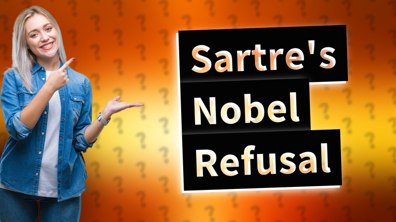 Sartre's Nobel Refusal