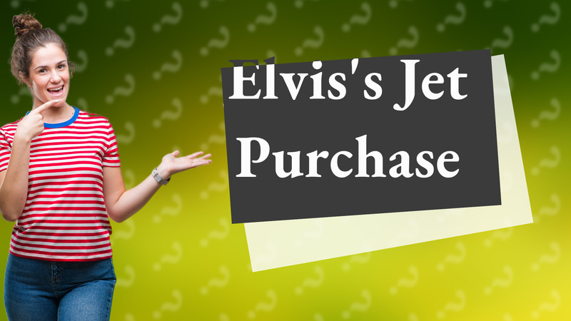 Elvis's Jet Purchase