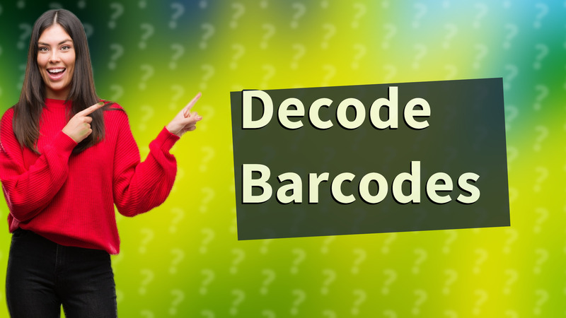 Decode Barcodes