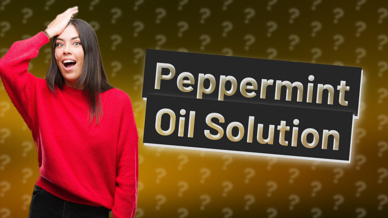 Peppermint Oil Solution