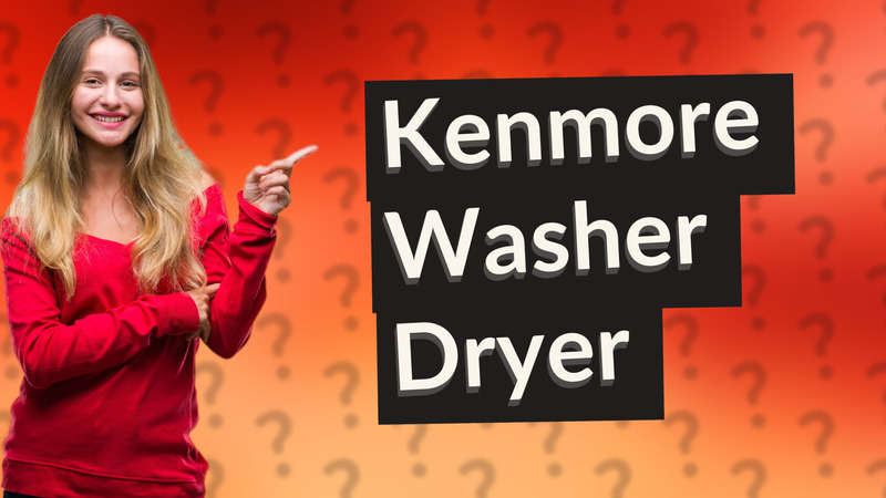 Kenmore Washer Dryer