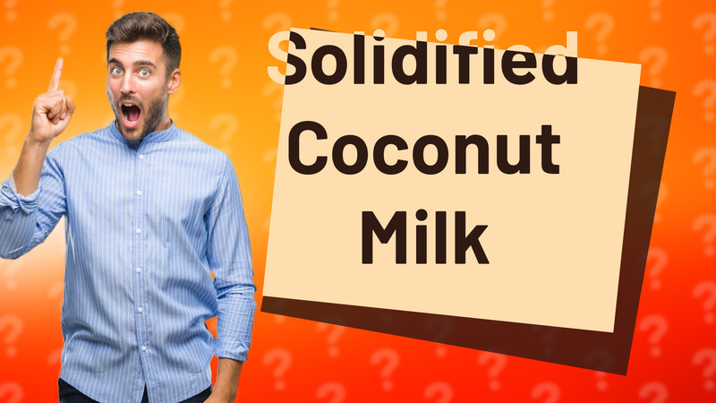 Solidified Coconut Milk