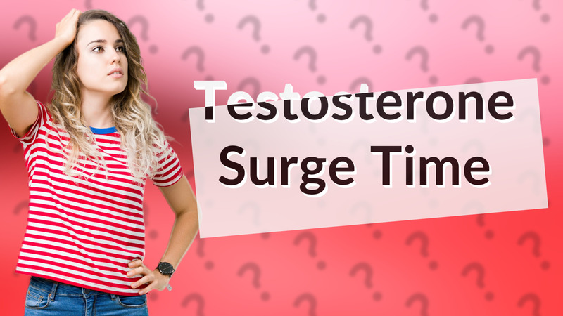 Testosterone Surge Time