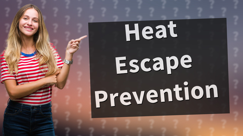 Heat Escape Prevention