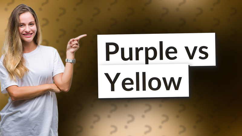 Purple vs Yellow