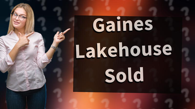 Gaines Lakehouse Sold
