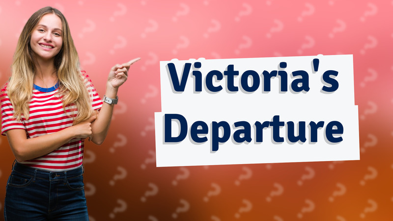Victoria's Departure