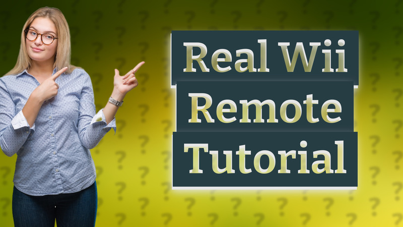 Real Wii Remote Tutorial