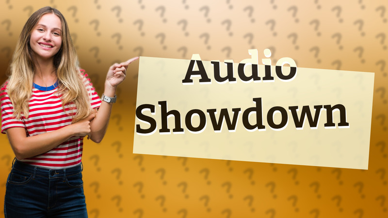 Audio Showdown