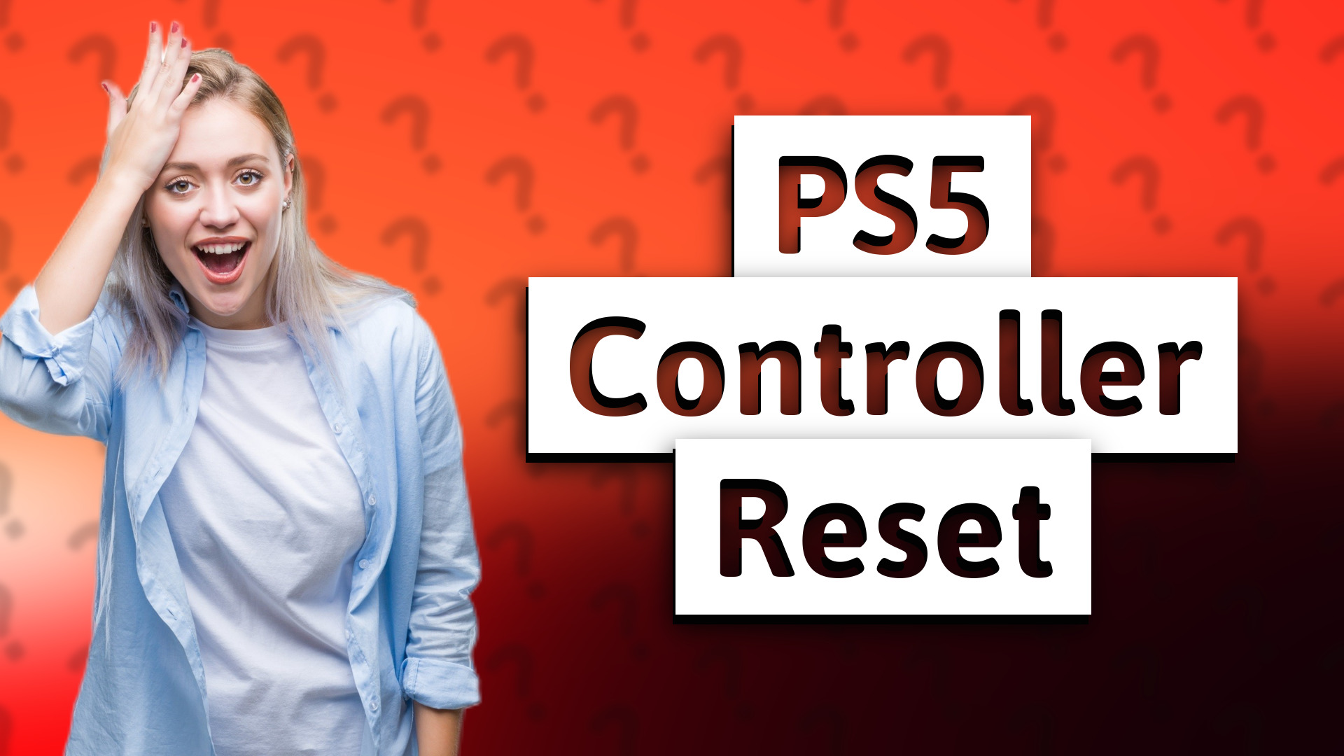 PS5 Controller Reset
