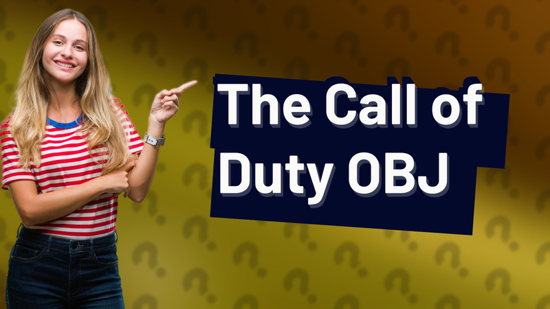 The Call of Duty OBJ