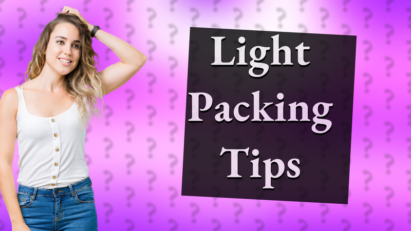 Light Packing Tips