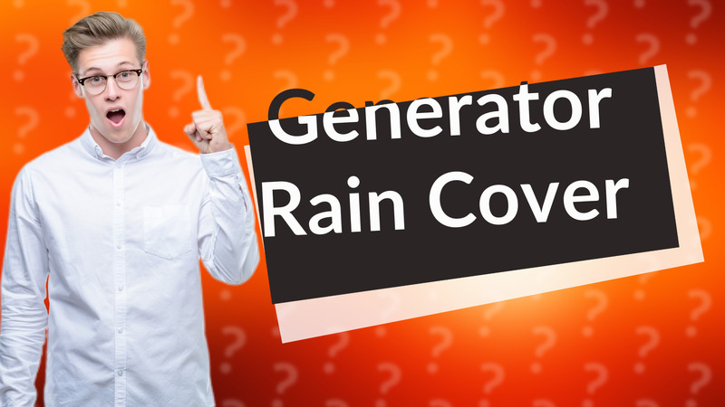 Generator Rain Cover