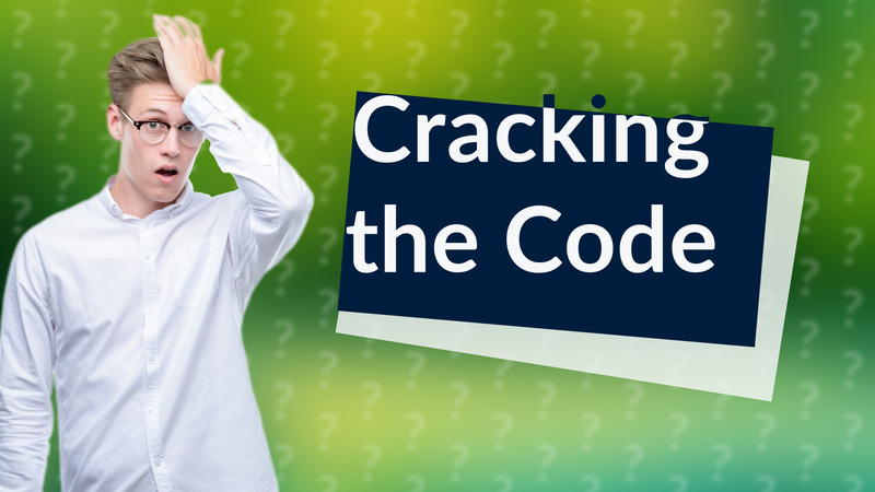 Cracking the Code