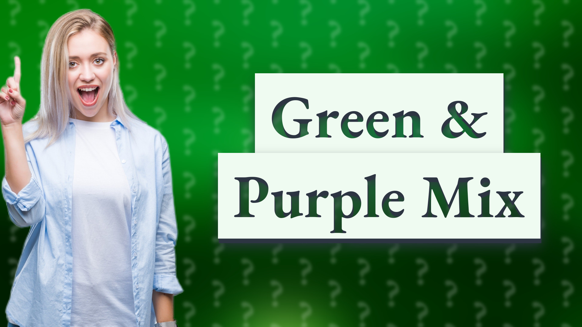 Green & Purple Mix