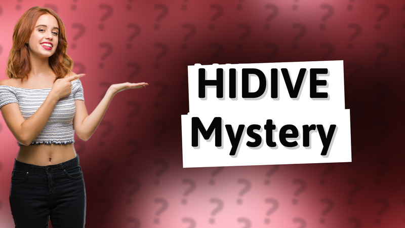 HIDIVE Mystery