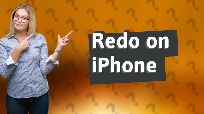 Redo on iPhone