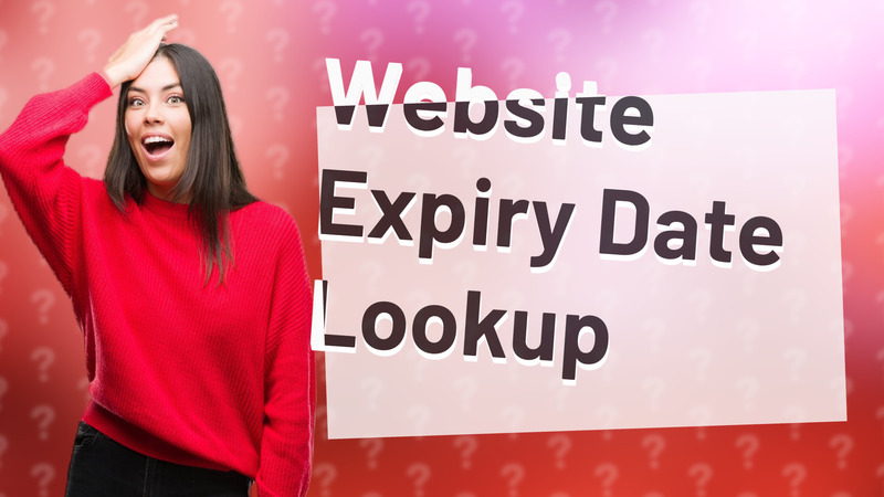 Website Expiry Date Lookup